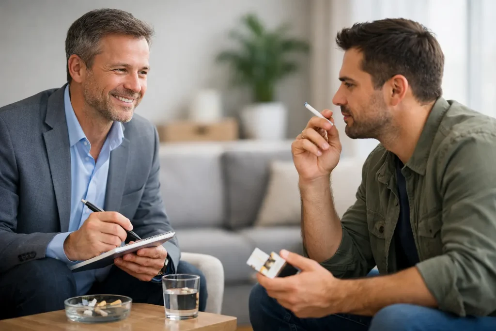 Coaching comportamental pentru fumători