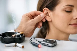 Este sigură terapia antifumat auriculară?